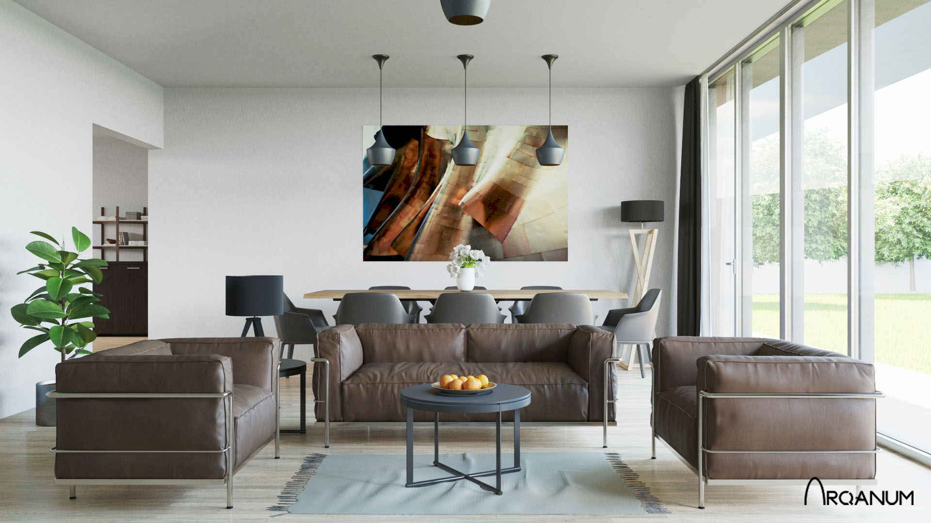 House in Santurce, living room